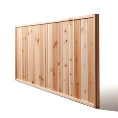 a wooden fence with a white background