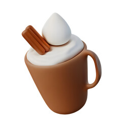 Fototapeta na wymiar hot chocolate and marshmallow