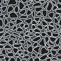 Full seamless black and white geometric texture pattern for decor and textile fabric printing. Abstract multipurpose model design for fashion and home design.