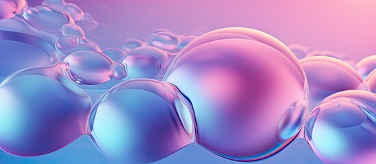 Colorful abstract bubble background with a modern design and copy space