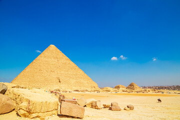 Great Egyptian pyramids. The Pyramid of Cheops.