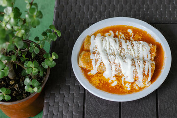 Enchiladas rojas 
