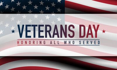 Veterans Day Background Design.