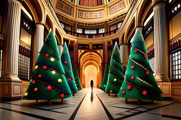 Obraz na płótnie Canvas Christmas, Xmas, Christmas 2024, Generative AI 
