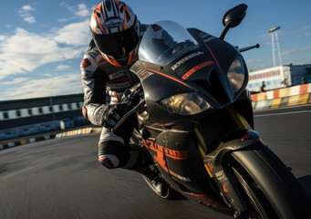 Velocity Captured: A Riveting Snapshot of Motorcycle Riding Dynamics, A Generative AI's Exploration into the Heart of Speed and Precision