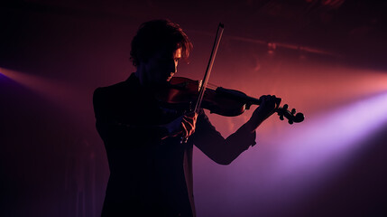 Fototapeta premium homem tocando violino 