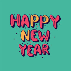 2024 Happy New Year banner Design. Greeting Card, Banner, Poster. Vector Illustration. Happy new year 2024 design for poster, banner, greeting and new year 2024 celebration.