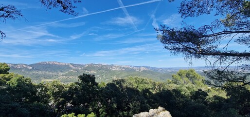 hill overlooking the charming village of Esporles