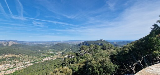 hill overlooking the charming village of Esporles