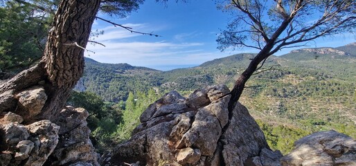 hill overlooking the charming village of Esporles