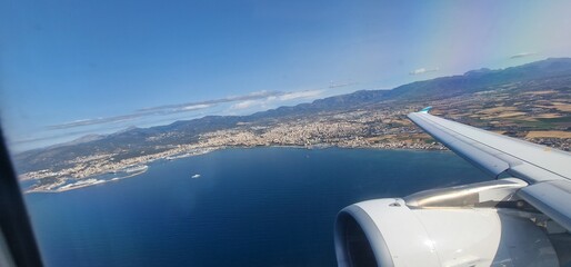 take off from airport in Palma de Mallorca and look at menorca