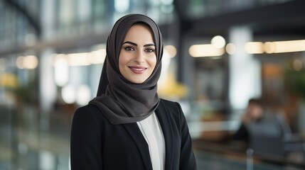 Portrait of a young Arab businesswoman 
