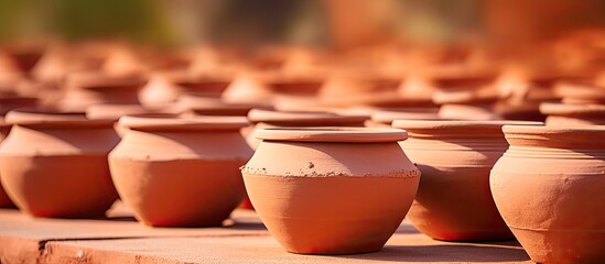 Fototapeta premium pots made of clay