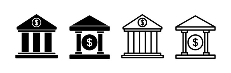 Bank icon vector. bank icon symbol