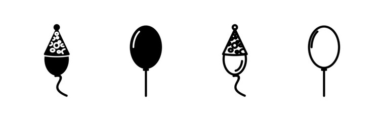 Balloon icon vector. air balloon icon isolated
