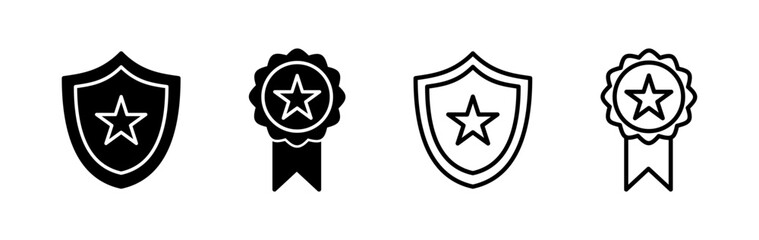 Badge icon vector. badge label icon. Stamp Icon Vector