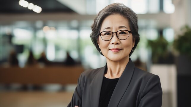 Portrait of a senior Asian businesswoman
