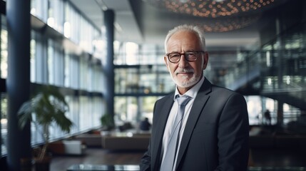 Fototapeta premium Portrait of a senior businessman 