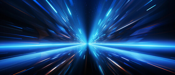 blue abstract light technology background