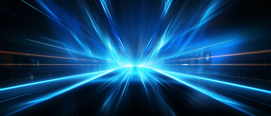 Fototapeta na wymiar blue abstract light technology background