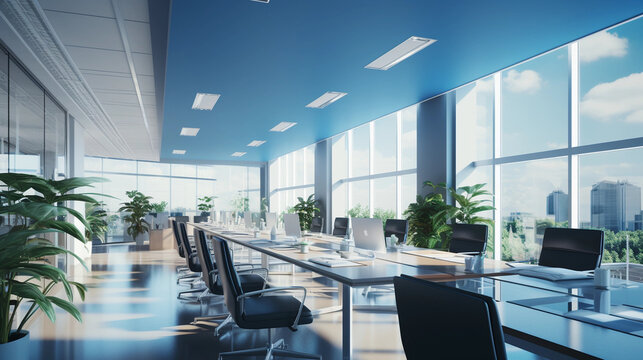 empty offfice concept architecture
