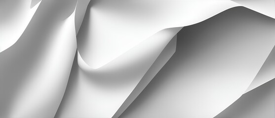 Crumpled gray thick paper texture background from Generative AI