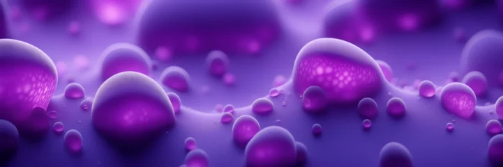 Rolgordijnen micro landscape of abstract bubbles and goop skin cells rejuvenation  © Elliot