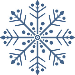 Snowflake icon vector illustration. Christmas snowflake symbol design elements