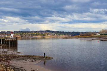 Naklejka premium Riverside Adventures