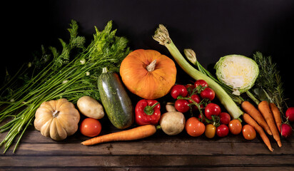 vegetables and fruits