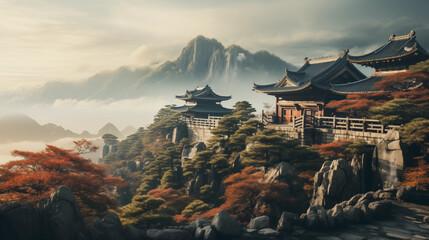 Fototapeta premium japan temple
