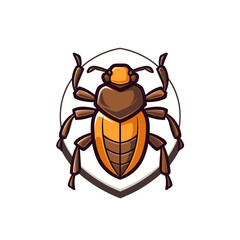 Beetle mascot Logo