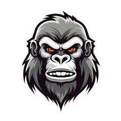 Gorilla mascot Logo
