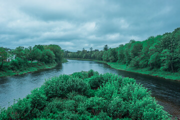 A fork in the river