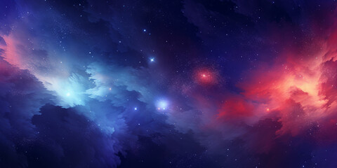 Abstract image of the view deep into the universe. 