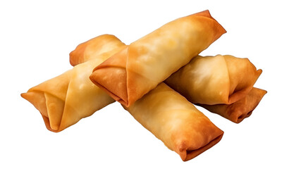 Spring rolls are a versatile Asian dish featuring a thin wrapper filled with a mix of vegetables and sometimes meat, served either fresh or fried for a crispy texture.