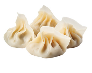 chinese steamed dumplings isolate
