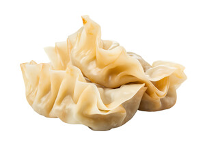 chinese steamed dumplings isolate
