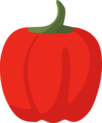 Bell pepper icon vector illustration. Vegetable isolated design element