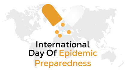 Vector illustration on the theme of International day of Epidemic Preparedness observed each year during December.banner, Holiday, poster, card and background design.