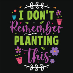 Best awesome gardening typographic tshirt design