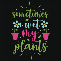 Best awesome gardening typographic tshirt design