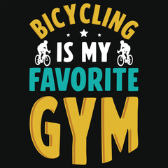 Obraz premium Best awesome bicycle riding typographic tshirt design