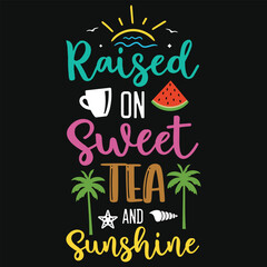 Best awesome summer sea beaches typography tshirt design