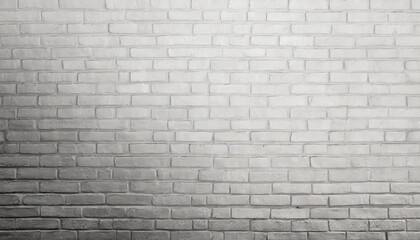 abstract white brick wall texture for pattern background wide panorama picture with copy space design for web banner