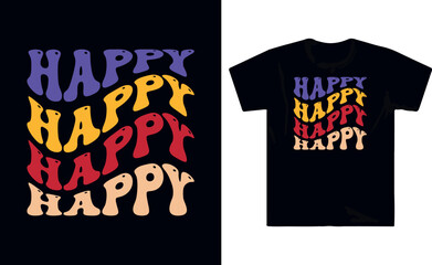 Unisex typography t shirt design
