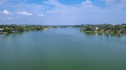 Lagoa da Pampulha, in Belo Horizonte, Minas Gerais, Brazil. famous tourist place.