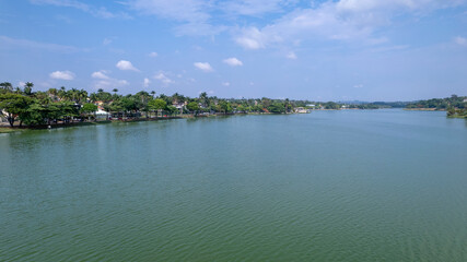 Lagoa da Pampulha, in Belo Horizonte, Minas Gerais, Brazil. famous tourist place.