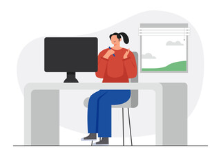 Workspace vector illustration