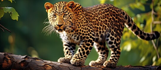 Leopards have different coat colors based on their habitats